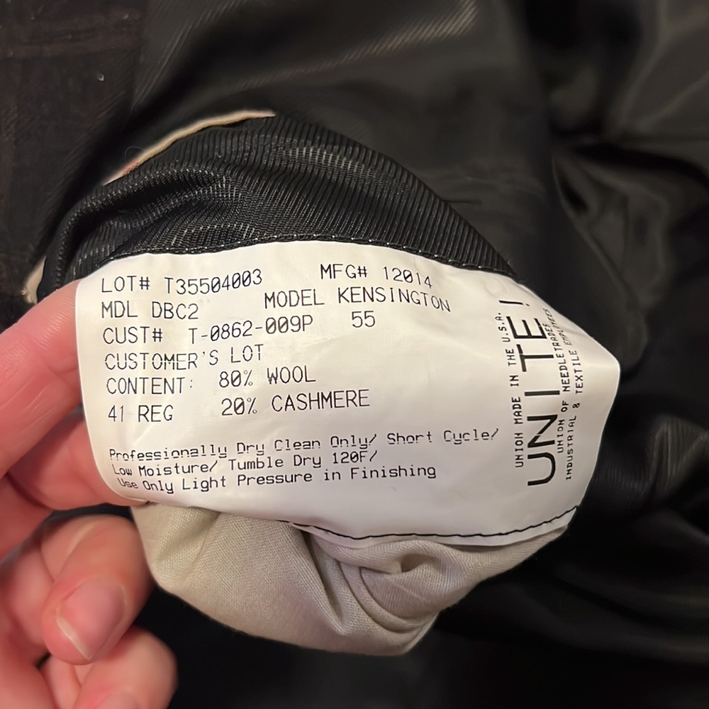 Burberry men’s jacket. Size 41 R - Picture 3 of 13